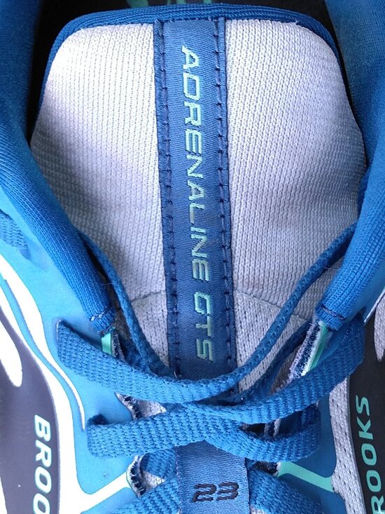 BROOKS Adrenaline GTS Shoes Mens SIZE 15 1103911D427 BLUE Gray COOL GREY White main image 4